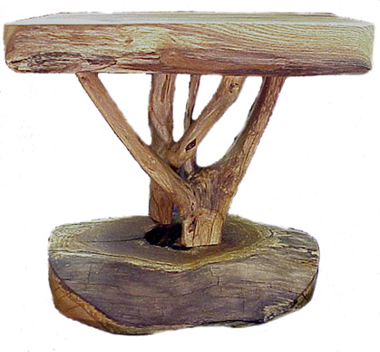 Chunky elegant tree end table - RE: 