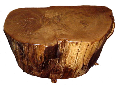 oak cocktail/end table RE oak log coffee table