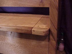 pew bench with storage