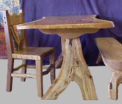 wooden top table