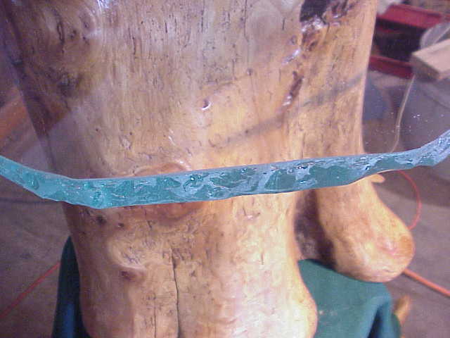 Arctic edging, up close.