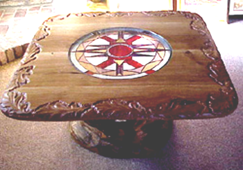 carved coffee table RE bentley