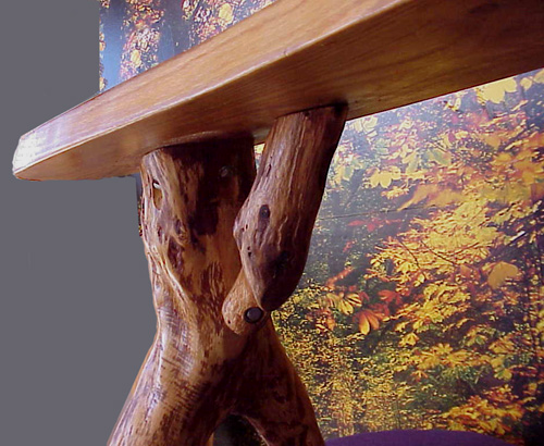 Tree bench - we pride ourselves on tight joinery.