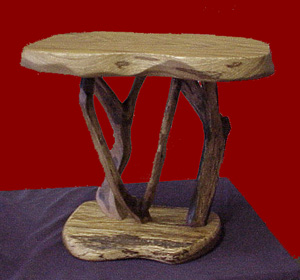 Free formed tree end table _ RE: Donnies end table