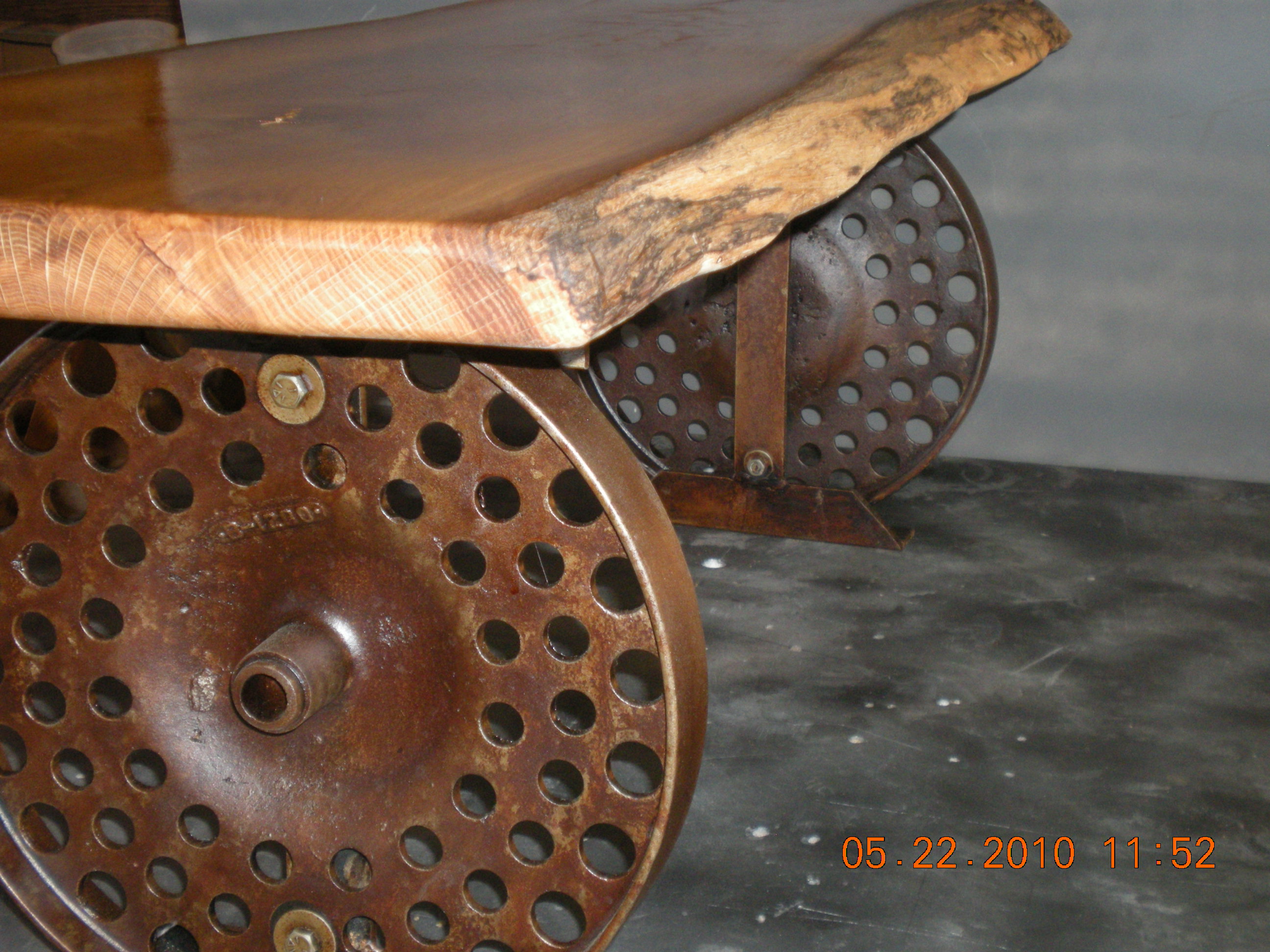 Click for more on the Kansas Wheat Planter Bench