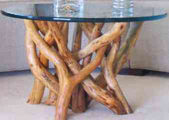 tangle root coffee tabe or end table - 3/4 in. top