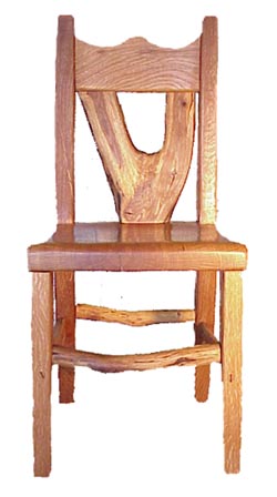 elegant oak chair