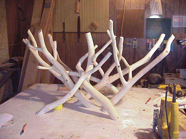 the begining of a glass top tangle
