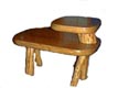 the double tiered end table